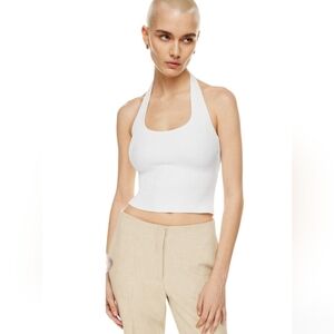 HP. Babaton Sculpt Knit Backless Halter Top